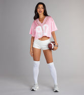 Level Up Faux Leather Hot Shorts