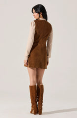 Gisselle Corduroy Mini Dress
