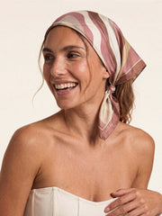 Brown Modern Organica Scarf