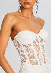Lael Embellished Lace Dress