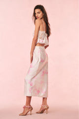 Spritely Satin Floral Cami