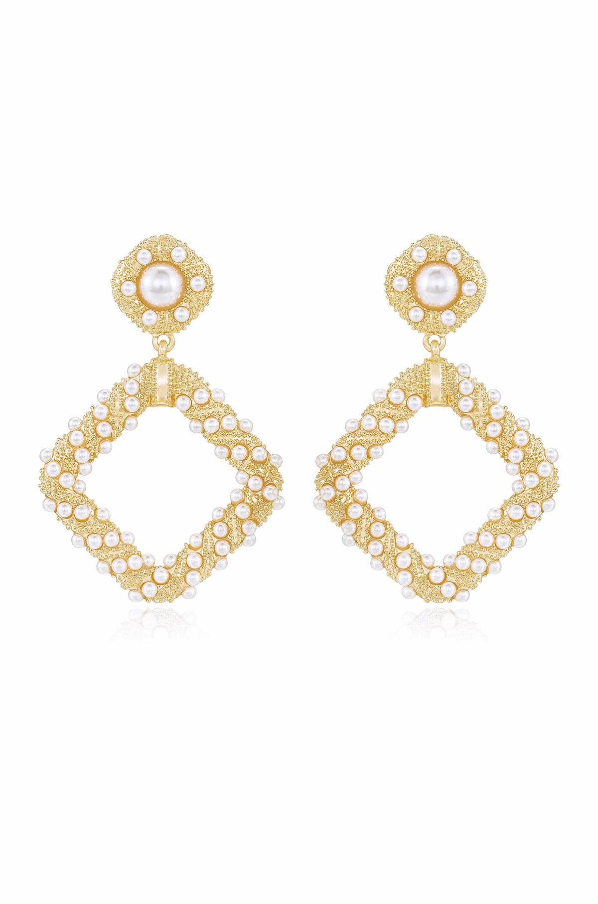 Pearl Knocker Earrings