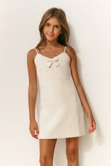 Girls Kitt Tweed Mini Dress